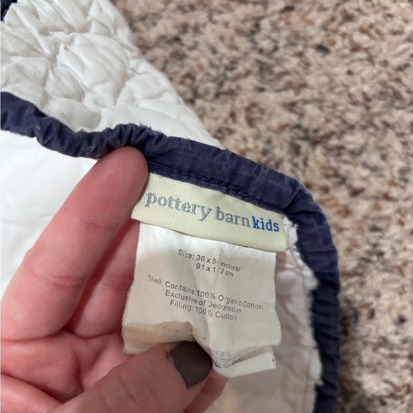 Pottery Barn Kids "Harper Giraffe" Baby Infant Crib Quilt Blanket Safari - Picture 4 of 4